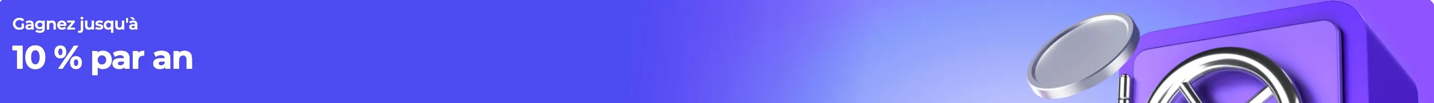 Programme Vault PlayID offrant jusqu'à 10 % de rendement annuel sur votre solde